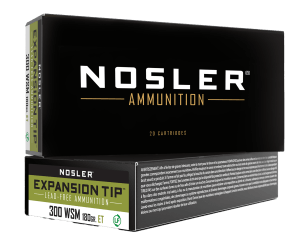 Nosler 40152 E-Tip  300 WSM 180 gr E Tip Lead Free 20rd Box