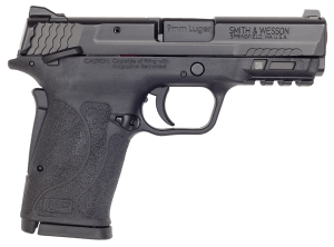 Smith & Wesson 12436 M&P Shield EZ M2.0 Micro-Compact Frame 9mm Luger 8+1  3.67" Black Armornite Steel Barrel & Serrated Stainless Steel Slide  Matte Black Polymer Frame w/Picatinny Rail  Thumb/Grip Safety  Ambidextrous