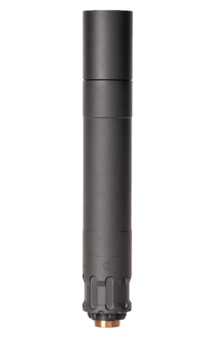 Rugged Suppressor OBS0145 Obsidian45 45 ACP 1.37" Black Cerakote 17-4 Stainless Steel .578"-28 tpi