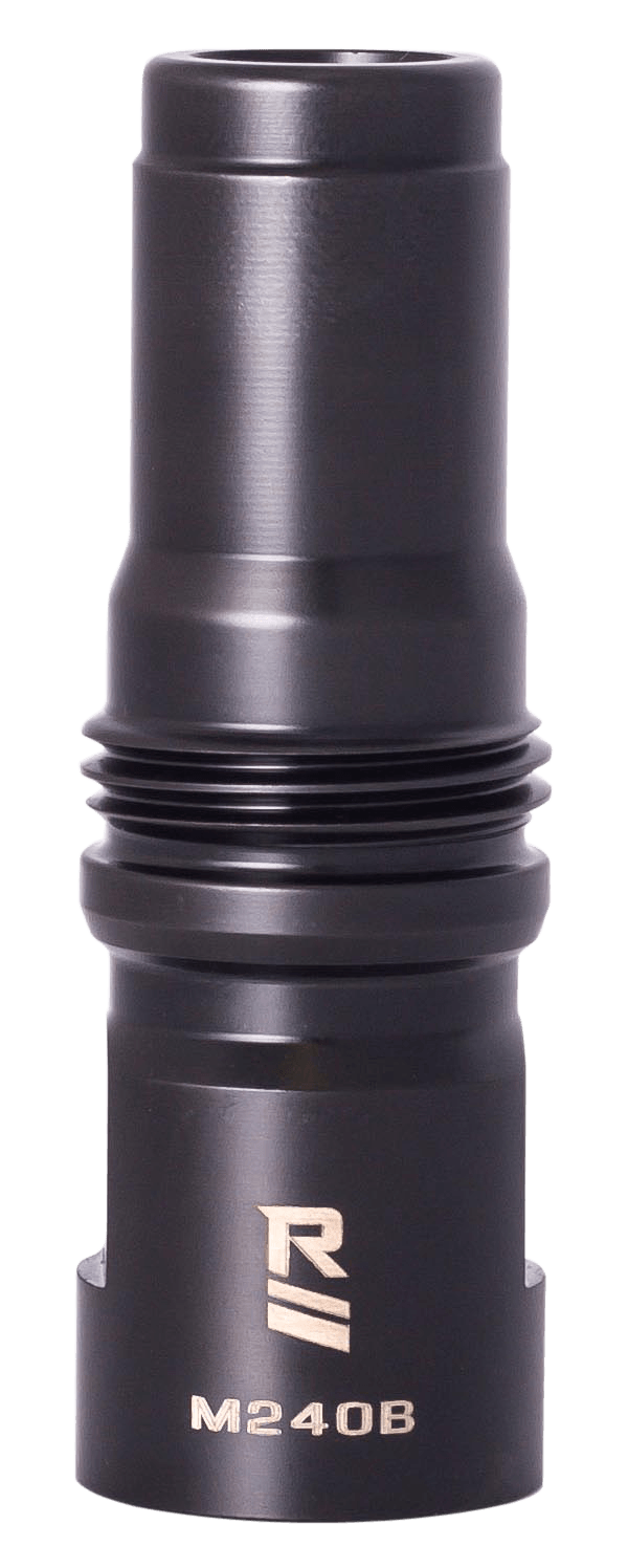 Rugged Suppressor MD002 M240B Muzzle Device Black with 25/32x24 Threads & Dual Taper Locking System for Surge762 Razor762 & Micro30 Suppressors
