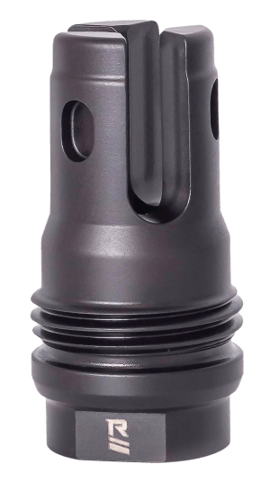 Rugged Suppressor FH007 R3 Flash Mitigation System Black with 9/16"-24 tpi Threads & 2.13" OAL for 7.62mm Radiant762 Surge762 Razor762 & Micro30 Suppressors