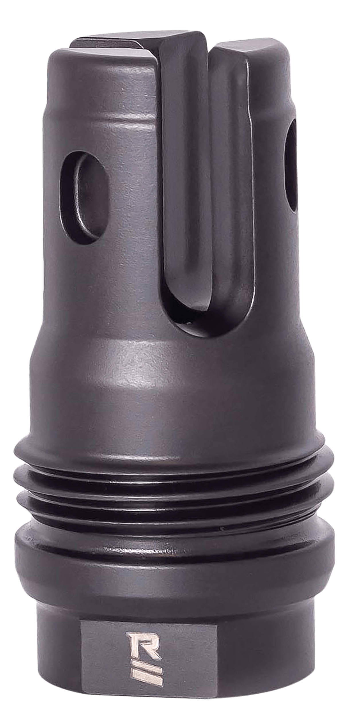 Rugged Suppressor FH010 R3 Flash Mitigation System Black with M18x1.5 Threads & 2.13" OAL for 7.62mm Radiant762 Surge762 Razor762 & Micro30 Suppressors
