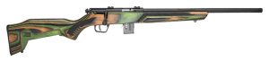 Savage Arms 91936 93 Minimalist 22 WMR Caliber with 10+1 Capacity  18" Barrel  Matte Black Metal Finish & Boyd's Minimalist Green Laminate Stock Right Hand (Full Size)