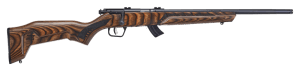 Savage Arms 26737 Mark II Minimalist Full Size 22 LR 10+1 18" Matte Black Steel Threaded Barrel  Matte Black Carbon Steel Receiver  Boyd's Minimalist Natural Brown Laminate Stock