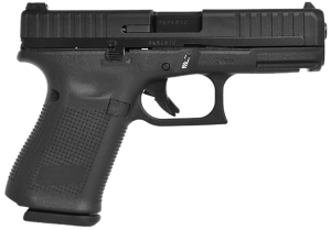 Glock UA4450101 G44 Gen5 Compact 22 LR 10+1 4.02" Black GMB Barrel  Matte Black Serrated Slide  Black Polymer Frame w/Picatinny Rail  Black Textured w/Interchangeable Backstrap Grip  Ambidextrous