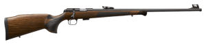 CZ-USA 02371 CZ 457 Premium Full Size 22 LR 5+1 24.80" Black Nitride Black Nitride Steel Receiver Turkish Walnut Monte Carlo w/Decorative Forend Tip Stock Right Hand
