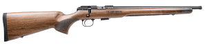 CZ-USA 02370 CZ 457 Royal Full Size 22 LR 5+1 16.50" Black Nitride Steel Threaded Barrel Black Nitride Steel Receiver Walnut Fixed American Style w/Decorative Forend Tip Stock Right Hand