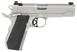 Dan Wesson 01827 V-Bob  45 ACP 8+1 4.25" Match Grade Barrel  Forged Stainless Steel Frame w/Beavertail  Serrated Bead Blasted Stainless Steel Slide  Black G10 Grip