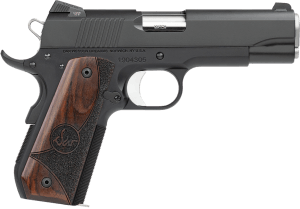 Dan Wesson 01838 Guardian  38 Super 9+1 4.25" Stainless Steel Barrel  Black Duty Serrated Stainless Steel Slide  Black Aluminum Frame w/Beavertail  Wood Grip  Ambidextrous