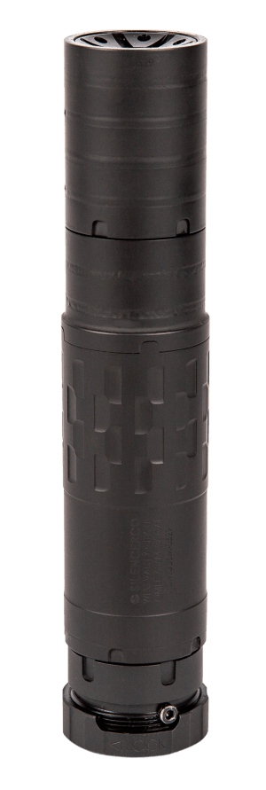 SilencerCo SU4735 Omega 36M 36 Cal 1.57" Diameter Black Cerakote Titanium/Stainless Steel
