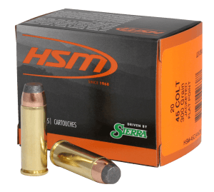 HSM 45C9N20 Pro Pistol 45 Colt 300 gr Jacketed Soft Point 20rd Box