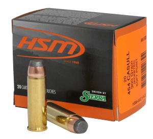 HSM 454C5N20 Pro Pistol  454 Casull 300 gr Jacketed Soft Point 20rd Box