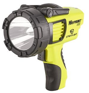 Streamlight 44910 WayPoint 300 35/550/1000 Lumens White LED Yellow Polycarbonate 678 Meters
