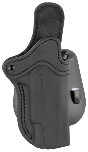 1791 Gunleather ORPDH1SBLR BH1 Optic Ready OWB 01 Stealth Black Leather Paddle Fits 4-5" 1911