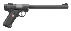 Ruger 40173 Mark IV Target 22 LR 10+1 10 Overall Blued Bull Barrel  Slide & Frame  Black Checkered Polymer Grips"