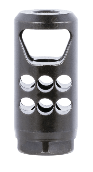 Ruger 90698 Hybrid Muzzle Brake 35 Caliber Black Matte Steel with 1/2"-28 tpi Threads 2.20" OAL & 1" Diameter