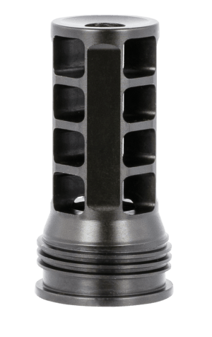 Huxwrx 1574 QD 762 Muzzle Brake Black with 5/8"-24 tpi Threads  2.30" OAL & 1.20" Diameter for 30 Cal AR-Platform