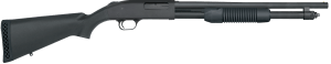 Mossberg 50698 590 Persuader 20 Gauge 6+1 3" 18.50" Cylinder Bore Barrel Matte Blued Metal Finish Drilled & Tapped Receiver Synthetic Stock