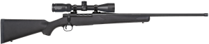 Mossberg 28123 Patriot 300 Win Mag 3+1 24" Black Black Right Hand