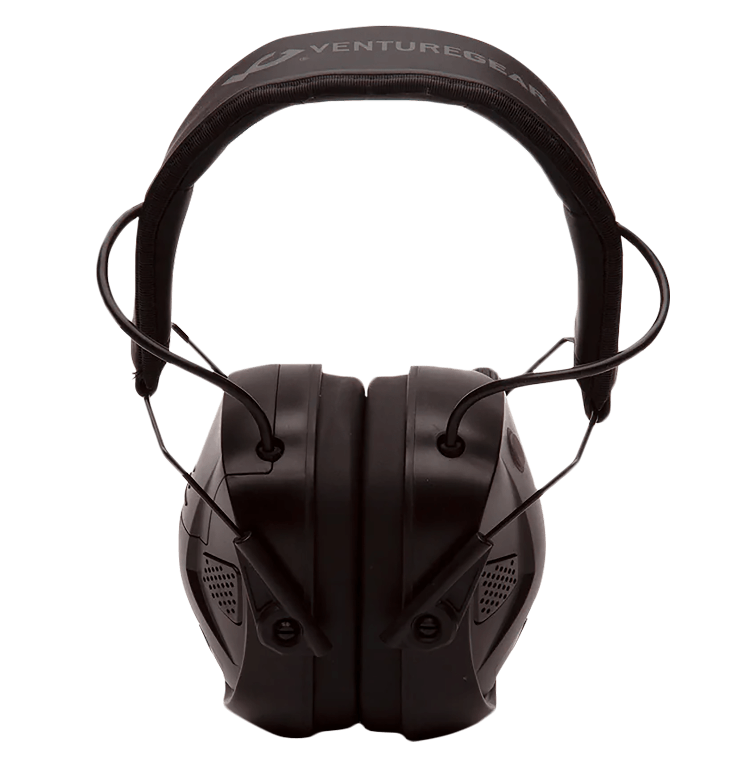 Pyramex VGPME30BT Venture Gear AMP Muff Polymer 26 dB Over the Head Black Adult 1 Pair