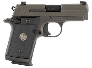 Sig Sauer 938M9LEGION P938 Legion *MA Compliant Micro-Compact Frame 9mm Luger 7+1 3" Black Carbon Steel Barrel Legion Gray Cerakote Serrated Stainless Steel Slide Legion Gray Cerakote Aluminum Frame w/Beavertail Brown G10 w/Legion Medallion Grip Ambi