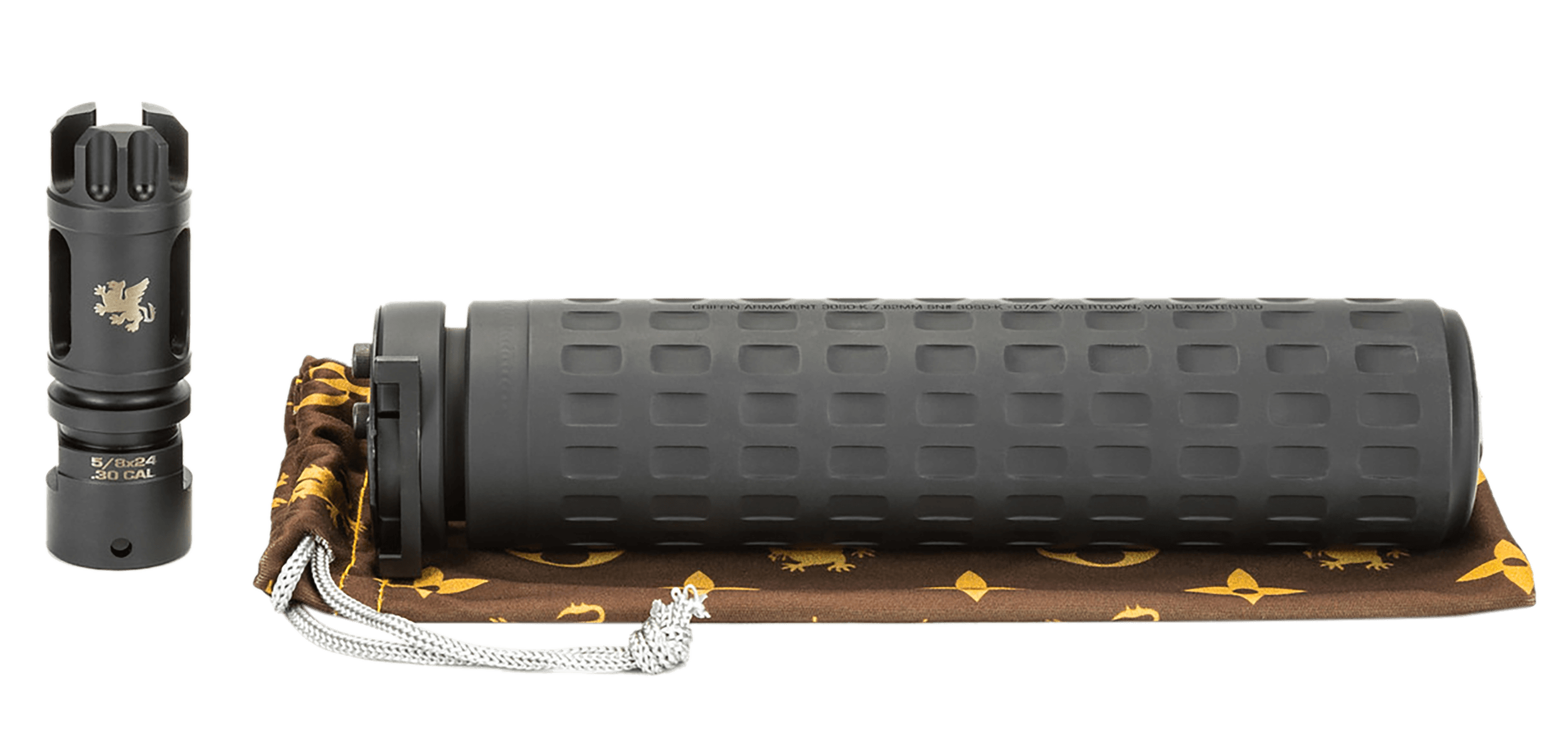 GRIFFIN ARMAMENT GA30SDKW 30SD-K Short 30 Cal 6.60" Black Cerakote 1.50"