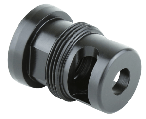 Griffin Armament TMM762 Taper Mount Minimalist Black 17-4 Stainless Steel with 5/8"-24 tpi Threads 1.34" OAL & 1.07" Diameter for 30 Cal