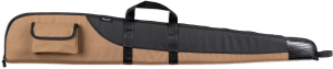 Bulldog BD235 Superior Shotgun Case made of Water-Resistant Nylon with Tan Finish & Black Trim Tricot Lining Heavy Duty Zipper & Velcro Accessory Pocket 52" L