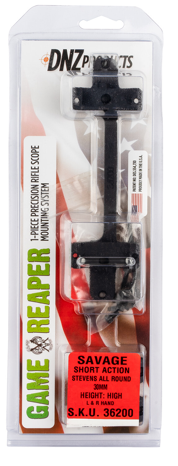 DNZ 36200 Game Reaper-Savage Scope Mount/Ring Combo Matte Black 30mm - Image 2