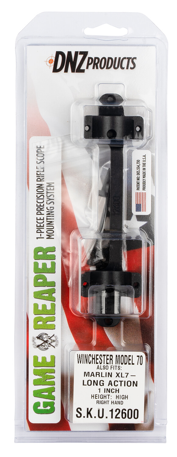 DNZ 12600 Game Reaper-Winchester Scope Mount/Ring Combo Matte Black 1" - Image 2