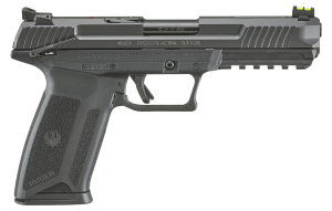 Ruger 16401 Ruger-5.7 5.7x28mm 4.94" Barrel 20+1 Black Polymer Frame With Picatinny Acc. Rail Drilled & Tapped Lightening Cut Steel Slide Ambidextrous Safety Optics Ready