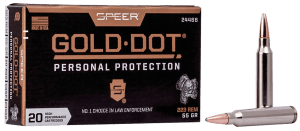 Speer 24468 Gold Dot Personal Protection 223 Rem 55 gr Soft Point 20rd Box