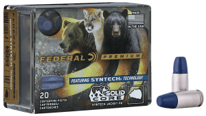 Federal P9SHC1 Premium 9mmLuger+P 147gr Solid Core Synthetic Flat Nose 20rd Box