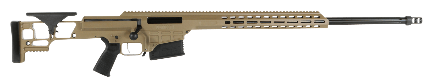 Barrett 18503 MRAD 338 Lapua Mag 10+1 26" Match Grade Barrel Flat Dark Earth Cerakote Aluminum Receiver Flat Dark Earth Fixed Stock w/Adjustable Comb Adjustable Match Grade Trigger Ambidextrous Safety & Magazine Release Optics Ready