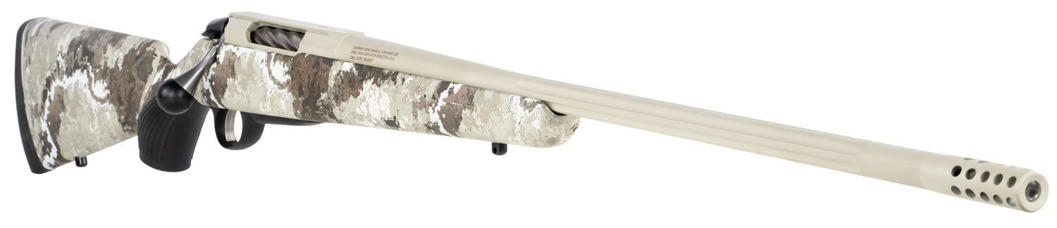 Tikka JRTXVA382 T3x Lite 6.5 Creedmoor 3+1 24.30" Stainless Fluted Threaded Barrel Drilled & Tapped Steel Receiver Veil Alpine Fixed Synthetic Stock Black Interchangeable Backstrap Grip - Image 3