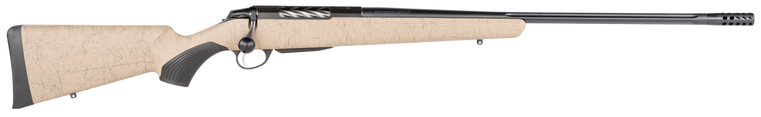 Tikka JRTXRT318 T3x Lite Full Size 270 Win 3+1 22.40" Black Fluted Threaded Barrel Black Drilled & Tapped Steel Receiver Black Webbed Tan Roughtech Synthetic Stock Black Interchangeable Backstrap Grip
