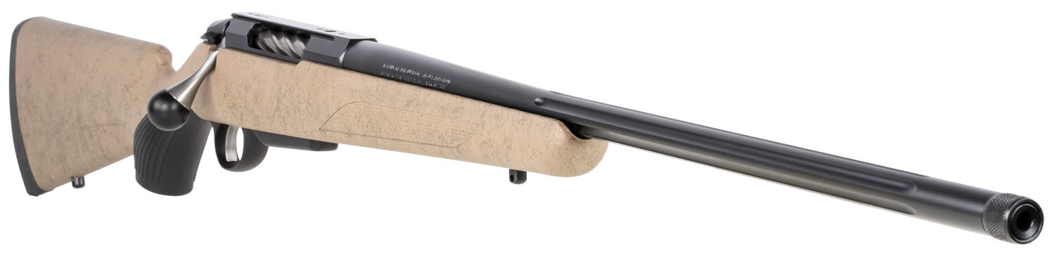Tikka JRTXRT341 T3x Lite Full Size 300 WSM 3+1 24.30" Black Fluted Threaded Barrel Black Drilled & Tapped Steel Receiver Black Webbed Tan Roughtech Synthetic Stock Black Interchangeable Backstrap Grip - Image 3