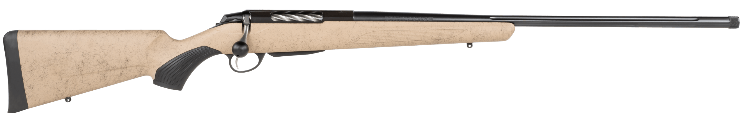 Tikka JRTXRT382 T3x Lite Full Size 6.5 Creedmoor 3+1 24.30" Black Fluted Threaded Barrel Black Drilled & Tapped Steel Receiver Black Webbed Tan Roughtech Synthetic Stock Black Interchangeable Backstrap Grip