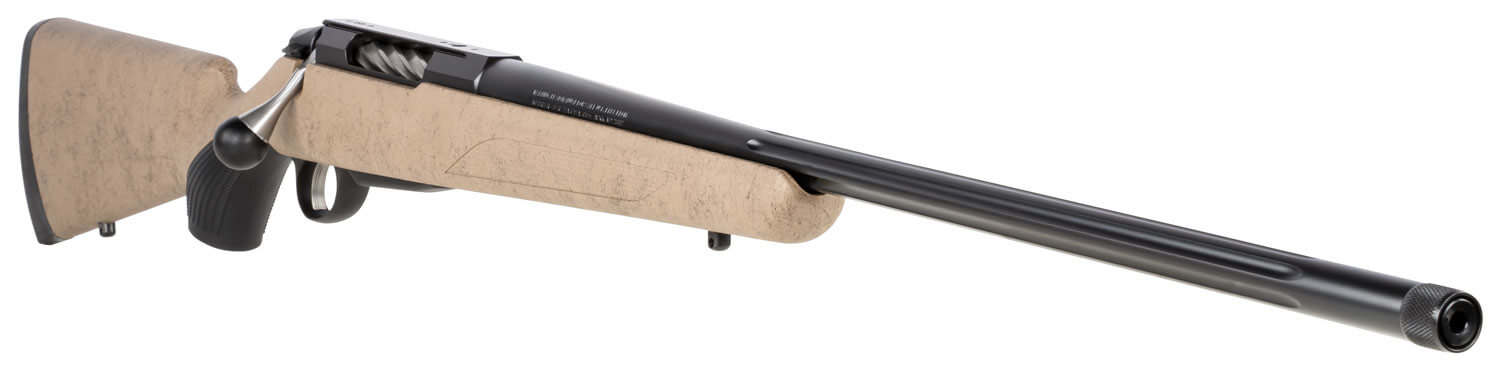 Tikka JRTXRT382 T3x Lite Full Size 6.5 Creedmoor 3+1 24.30" Black Fluted Threaded Barrel Black Drilled & Tapped Steel Receiver Black Webbed Tan Roughtech Synthetic Stock Black Interchangeable Backstrap Grip - Image 3