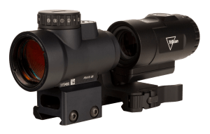 Trijicon 2200057 MRO HD Matte Black 1x25mm 2 MOA Red Dot/68 MOA Red Circle LED Multi Reticle