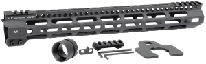 Midwest Industries MICRLW15 Combat Lightweight AR-15 Black Hardcoat Anodized Aluminum/Polymer 15" Picatinny/M-LOK