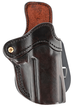 1791 Gunleather ORPDH24SBRR BH2.4 Optic Ready OWB 2.4 Signature Brown Leather Paddle Fits Walther PPQ/Sig P320/Springfield XD-M