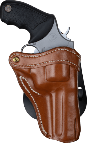 1791 Gunleather PDHR2CBRR RVH2 OWB Classic Brown Leather Paddle Fits Ruger GP100 Right Hand