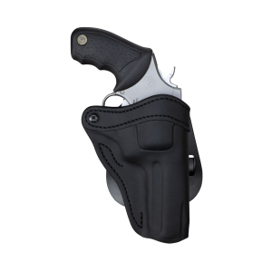 1791 Gunleather PDHR2SBLR RVH2 OWB Stealth Black Leather Paddle Fits Ruger GP100 Right Hand