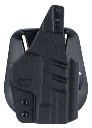1791 Gunleather TACPDHOWBSHIELDBLKR Tactical Kydex OWB Black Kydex Paddle Fits S&W M&P Shield/S&W M&P Shield Plus