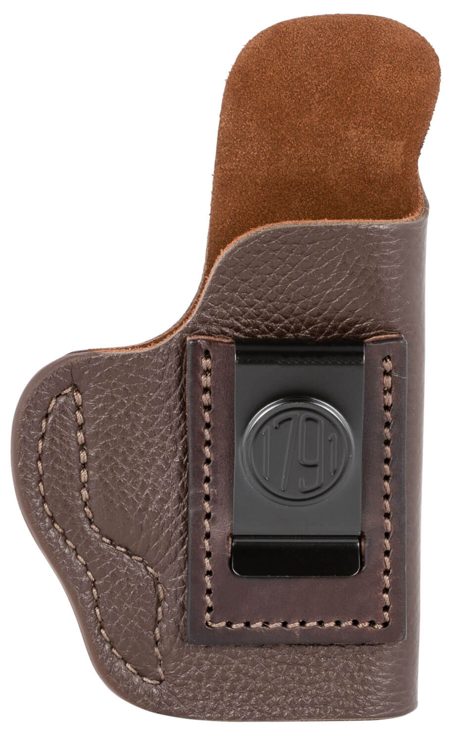 1791 Gunleather FCD3BRWR Fair Chase IWB Size 03 Classic Brown Deer Hide Belt Clip Compatible w/Ruger LC9/Glock 42/43/43X Right Hand - Image 2