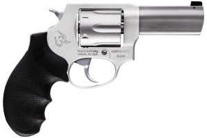 Taurus 285639ULNS 856 Ultra-Lite Defender 38 Special +P Caliber with 3" Barrel 6rd Capacity Cylinder Overall Matte Finish Stainless Steel Finger Grooved Black Hogue Rubber Grip & Night Front Sight