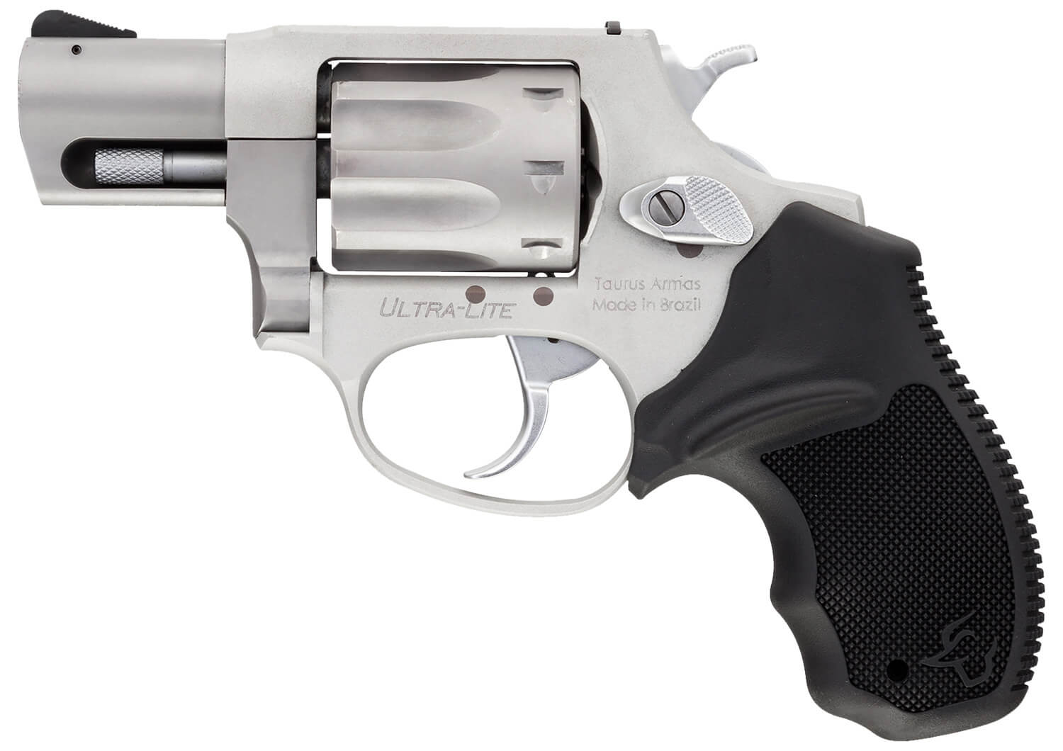 Taurus 2942029UL 942 Ultra-Lite 22 LR 8rd 2" Matte Stainless Finish Barrel Matte Stainless Finish Cylinder Stainless Anodized Finish Aluminum Frame & Finger Grooved Black Polymer Grip - Image 2