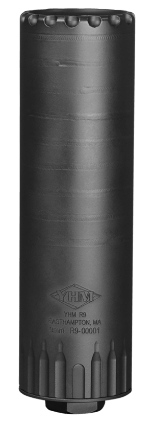 Yankee Hill 215528 R9 9mm Luger 1.562" Black Cerakote 17-4 Stainless Steel 1/2"-28 tpi