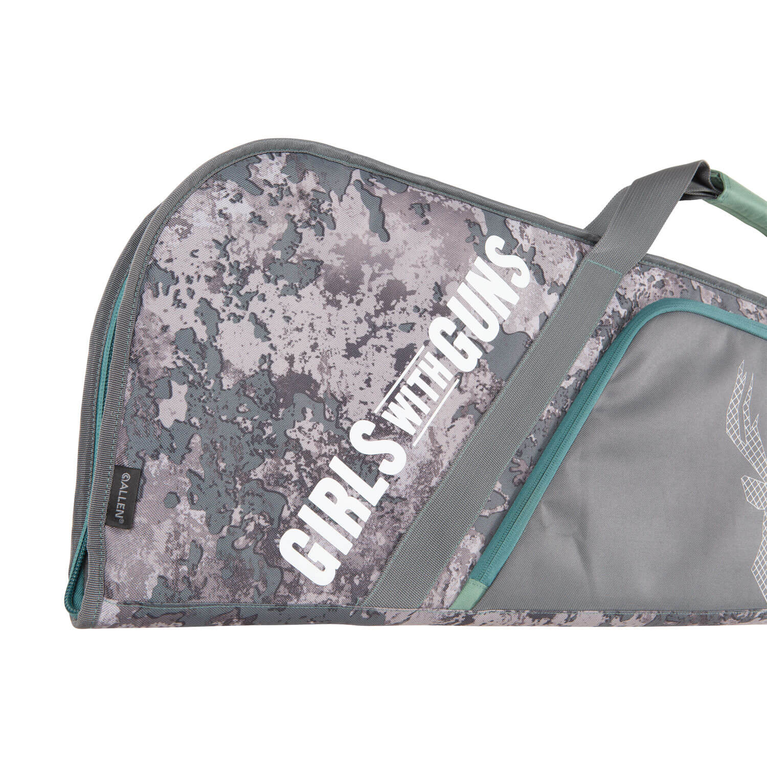 Girls With Guns 9146 Ten Point Dreams Rifle Case 46" Shade Camo with Locking Zipper - Image 5